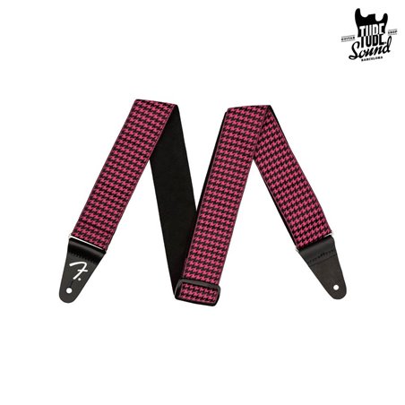 Fender Houndstooth Jackquard Strap Pink