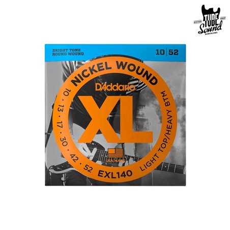 D'Addario EXL140 Nickel Wound Electric Light Top Heavy Bottom 10-52