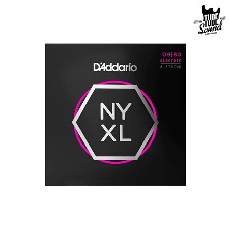 D'Addario NYXL0980 8 Strings Electric Super Light 09-80