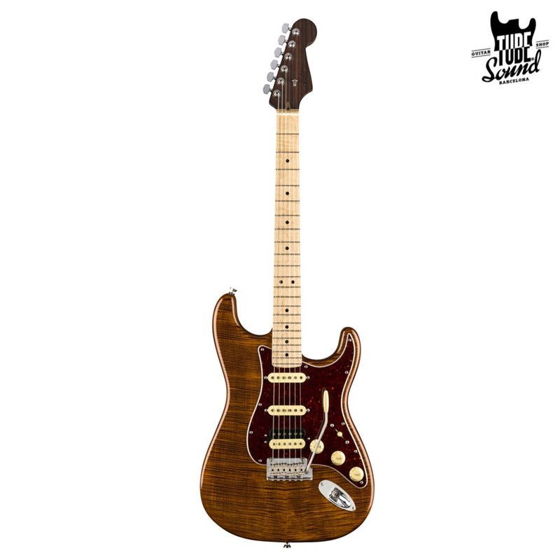 Fender Stratocaster Rarities Collection Flame Maple Top HSS MN Golden Brown