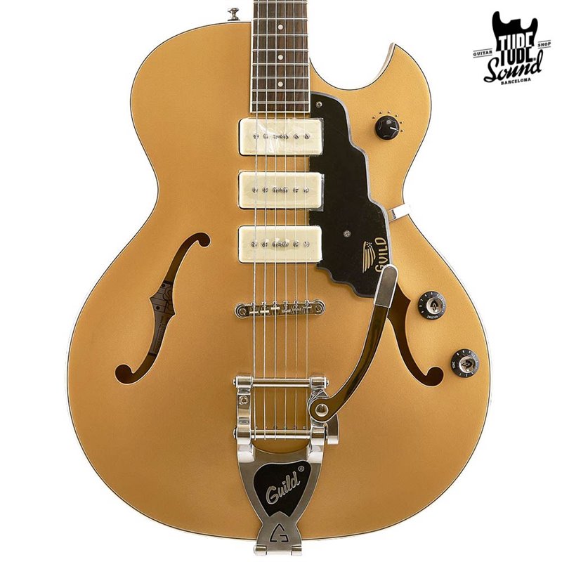 Guild Starfire I SC Vibrato Jet 90 Satin Gold