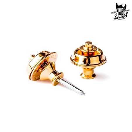 Dunlop SLS1034G StrapLok Dual Design Gold