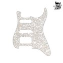 Fender Strat Pickguard 11 Holes HSS 3-Ply White Pearl