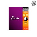 Elixir 11077 Bronze 80/20 Nanoweb Acoustic Light-Medium 12-56