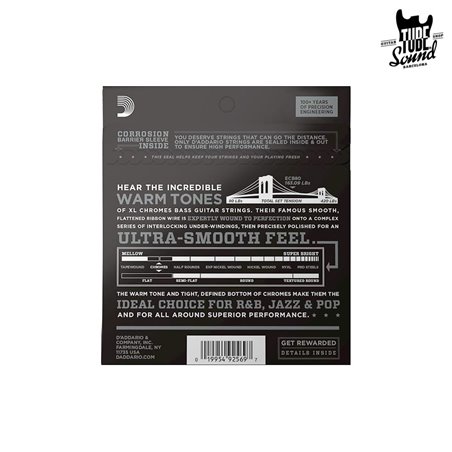 D'Addario ECB80 Chromes Bass Super Light 40-95