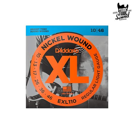 D'Addario EXL110 Nickel Wound Electric Regular Light 10-46