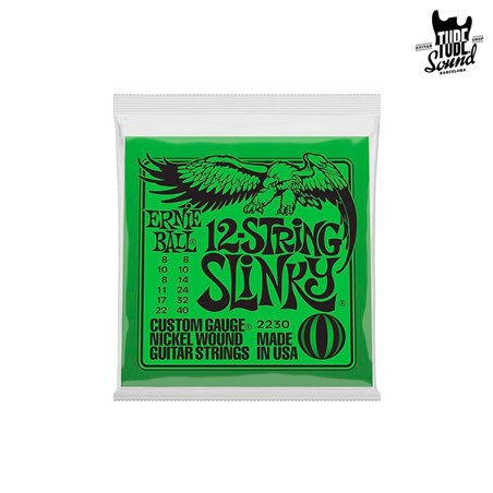Ernie Ball 2230 12 String Slinky Nickel Wound  Electric 8-40