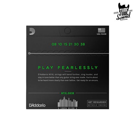 D'Addario NYXL0838 Electric Extra Super Light 8-38