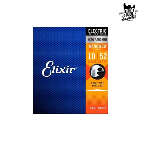 Elixir 12077 Electric NPS Nanoweb Light Heavy 10-52