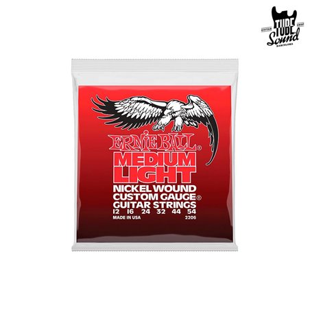 Ernie Ball 2206 Nickel Wound Electric Medium Light 12-54