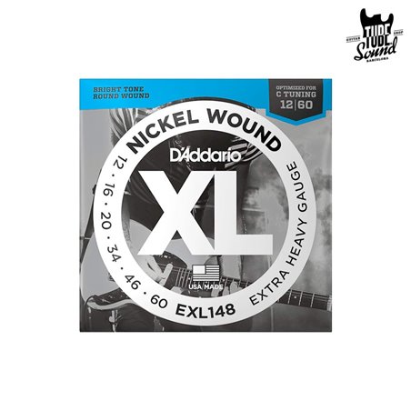 D'Addario EXL148 Nickel Wound Electric Extra Heavy 12-60