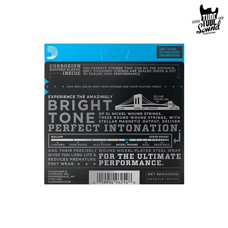 D'Addario EXL148 Nickel Wound Electric Extra Heavy 12-60