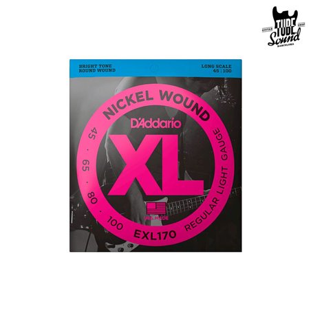 D'Addario EXL170 Nickel Wound Bass Regular Light 45-100