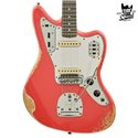 Fender Custom Shop Custom Order Jaguar 62 Matching Headstock RW Heavy Relic Fiesta Red