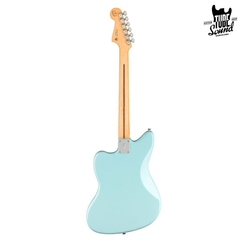 Fender Jazzmaster Ltd. Ed. Player White Headcap PF Sonic Blue