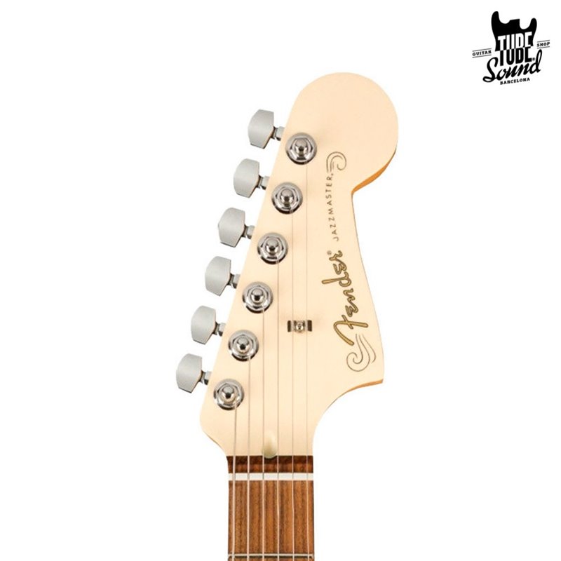 Fender Jazzmaster Ltd. Ed. Player White Headcap PF Sonic Blue