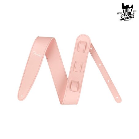 Fender 2,5" Vegan Leather Strap Shell Pink