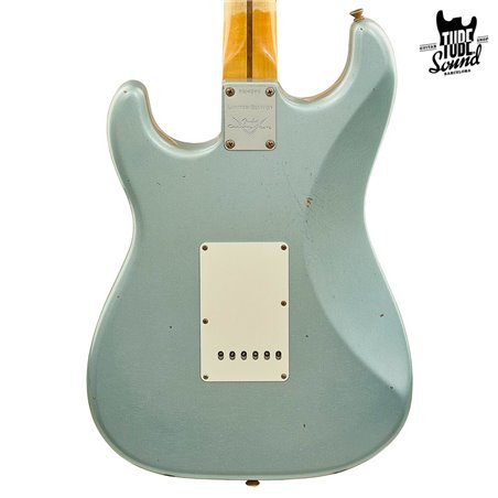 Fender Custom Shop Stratocaster 50s Ltd. Dual Mag II MN Journeyman Faded Aged Ice Blue Metallic
