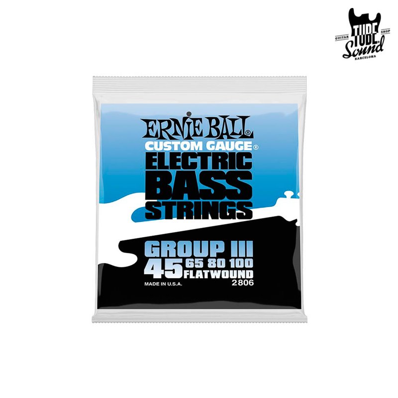 Ernie Ball 2806 Flatwound Group III Bass 45-100