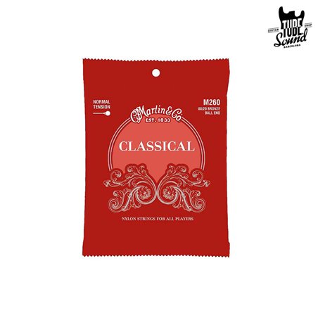 Martin M260 80/20 Bronze Classical Normal Tension Ball End 28-43