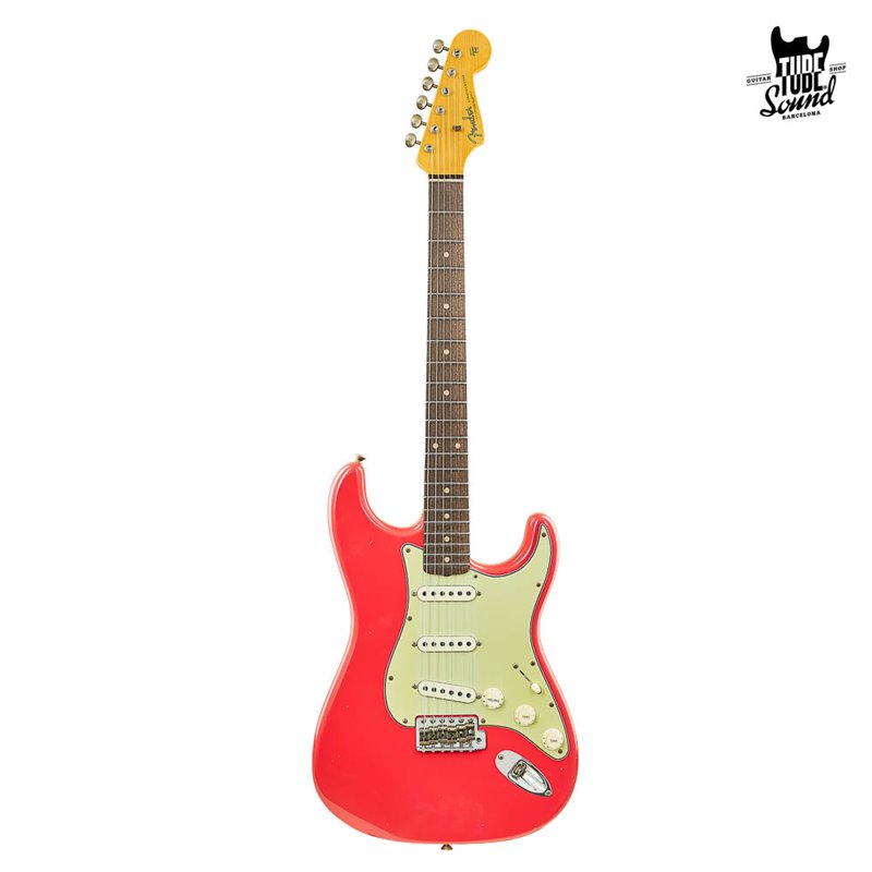 Fender Custom Shop Ltd. Ed. Stratocaster 62-63 RW Journeyman Aged Fiesta Red