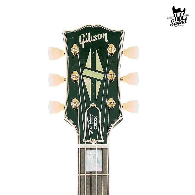Gibson Custom Les Paul Custom 1957 Reissue 3-Pickup Bigsby Murphy Lab Light Aged Ebony