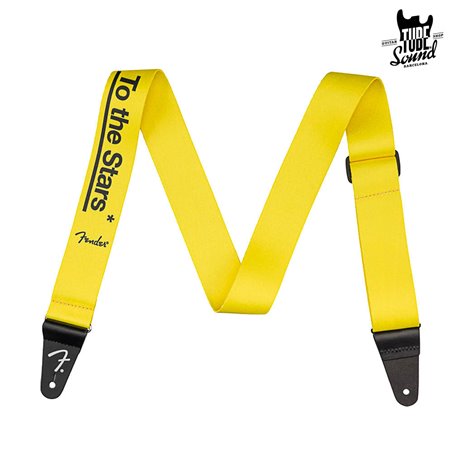 Fender 2" Tom DeLonge To The Stars Graffiti Yellow Strap