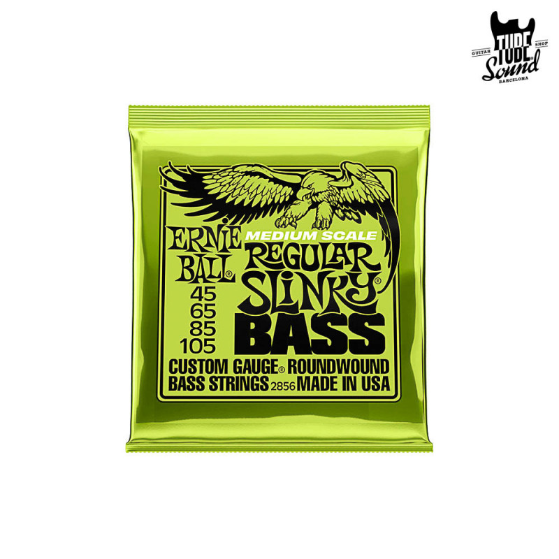 Ernie Ball 2856 Regular Slinky Nickel Wound Bass Medium Scale Custom 45-105