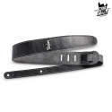 Taylor 2,5" Leather Guitar Strap Black Suede Black