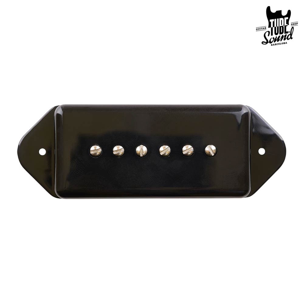 Lollar P-90 Dog Ear High Wind Bridge Tall Black