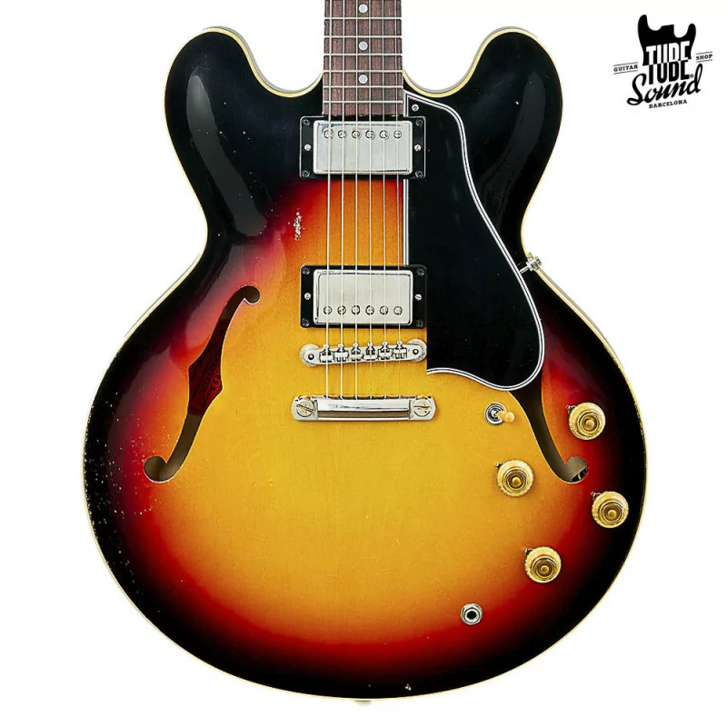 Gibson Custom ES-335 1958 Reissue Murphy Lab Light Aged Tri Color Sunburst