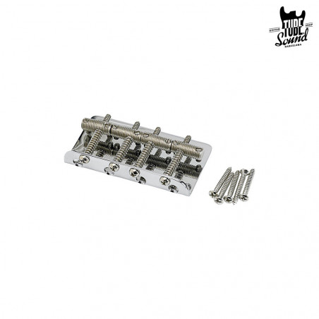 Fender Vintage Style Bass Bridge Assembly Chrome