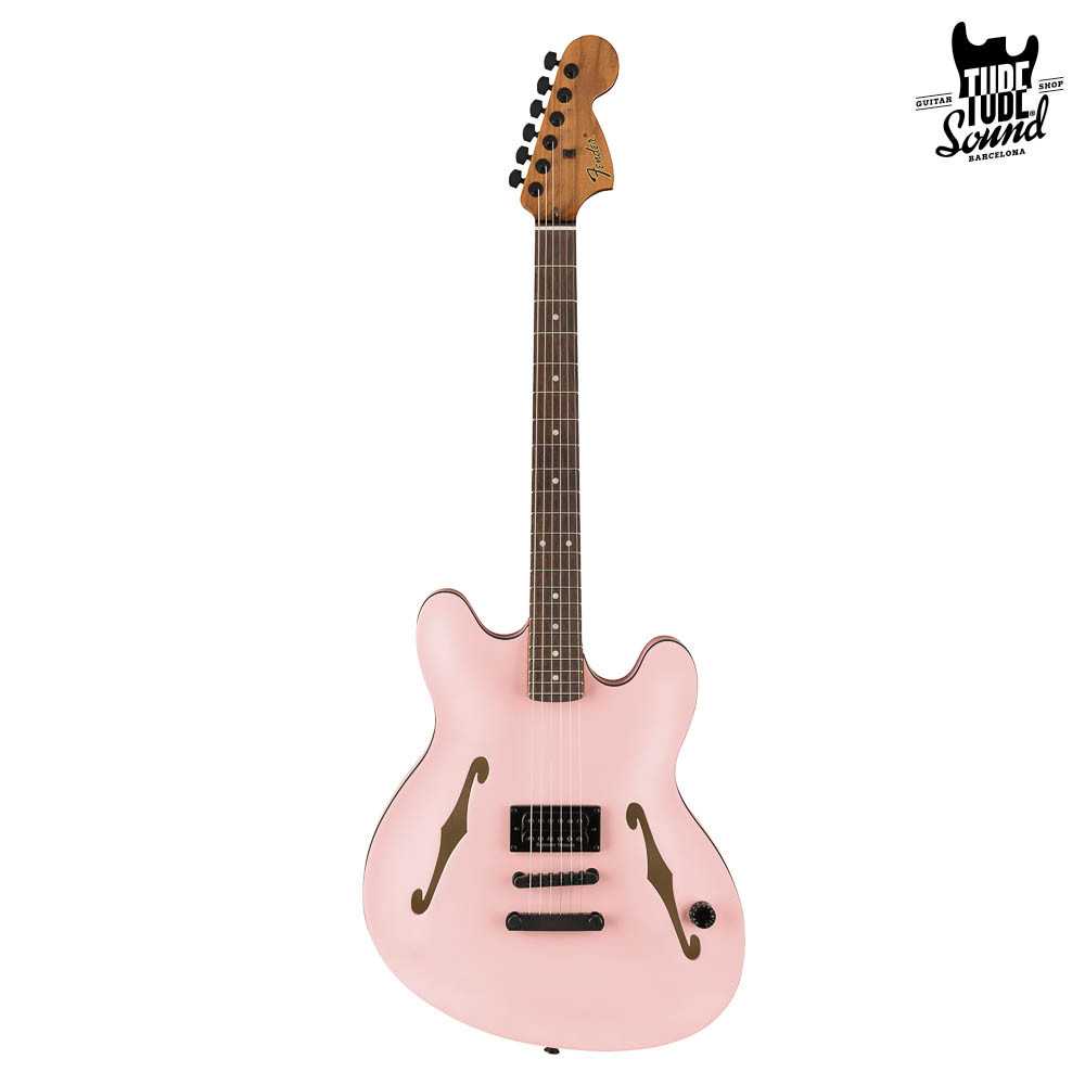 Fender Starcaster Tom Delonge RW Satin Shell Pink
