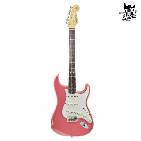 Fender Custom Shop Custom Order Stratocaster 63 RW Relic Super Faded Fiesta Red