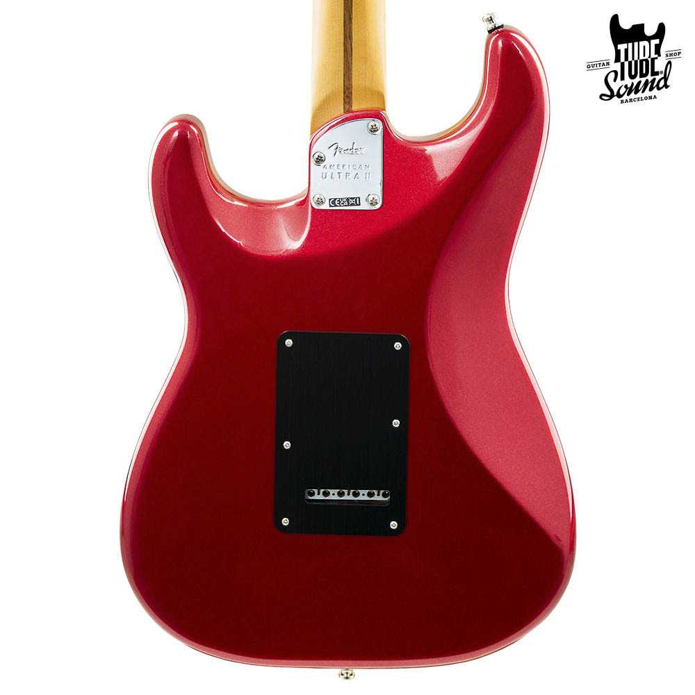 Fender Stratocaster American Ultra II MN Sinister Red