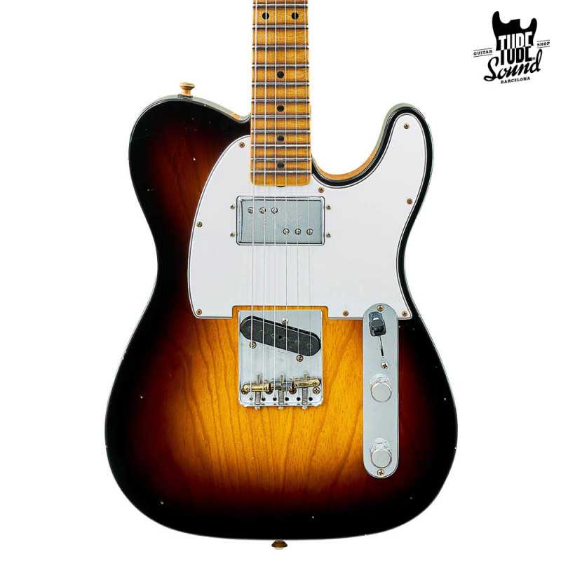 Fender Custom Shop Telecaster Postmodern MN Journeyman Wide Fade 2 Color Sunburst