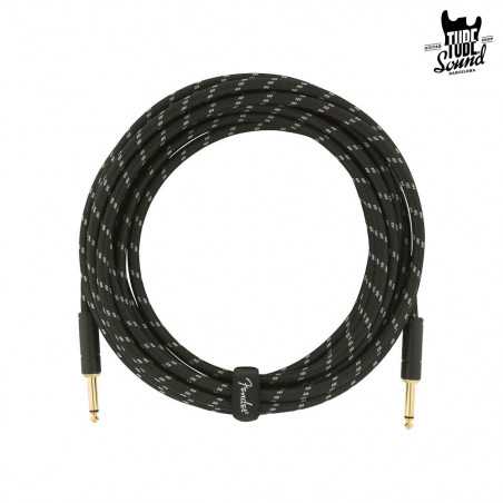Fender Deluxe Series Cable Straight 5,5m Black Tweed