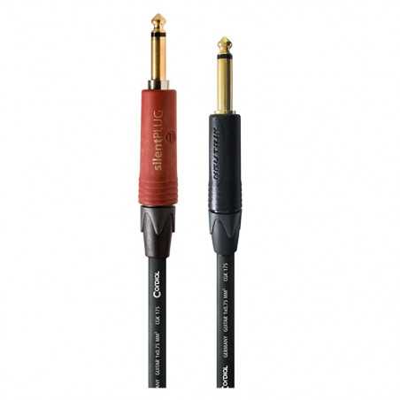 Cordial CSI 3 PP-SILENT Guitar Cable With SilentPLUG 3m
