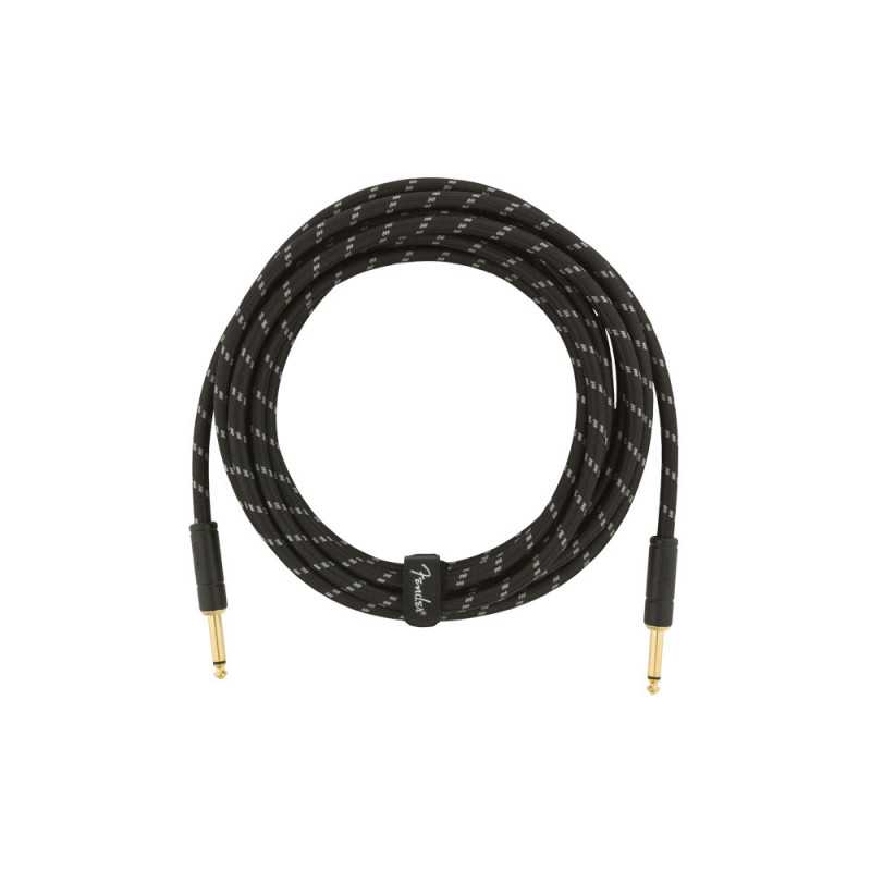 Fender Deluxe Series Cable Straight 4,5m Black Tweed