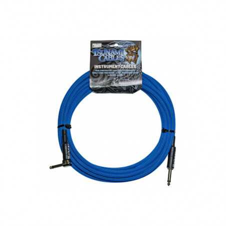 Tsunami Cables G20-RSTB Right Angle 6m Tsunami Blue