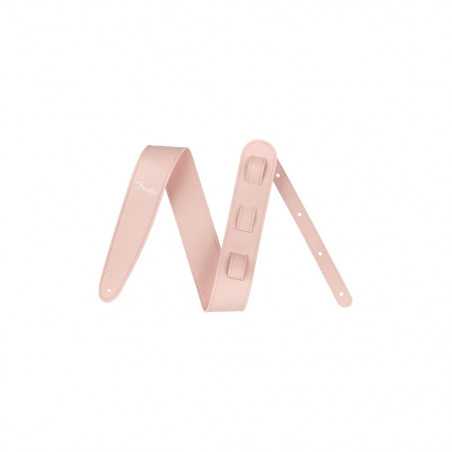Fender 2,5" Vegan Leather Strap Shell Pink
