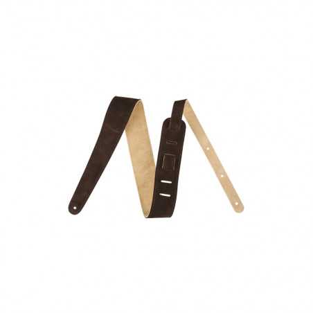 Fender 2" Reversible Suede Strap Brown Tan