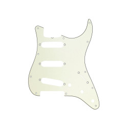 Fender Strat Pickguard 62 Vintage Style 11 Hole  Mint Green