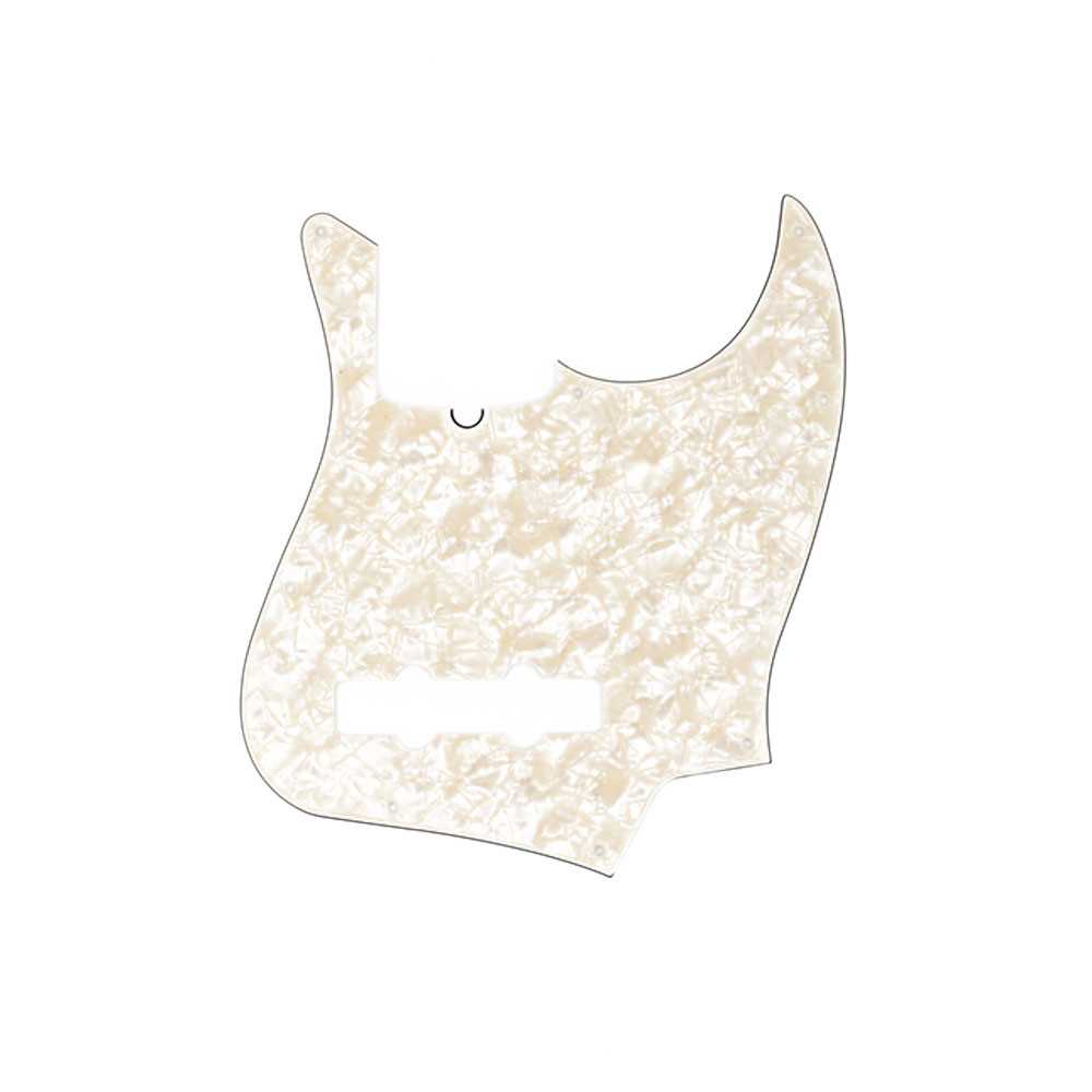 Fender J-Bass Pickguard 4-Ply Aged White Pearl