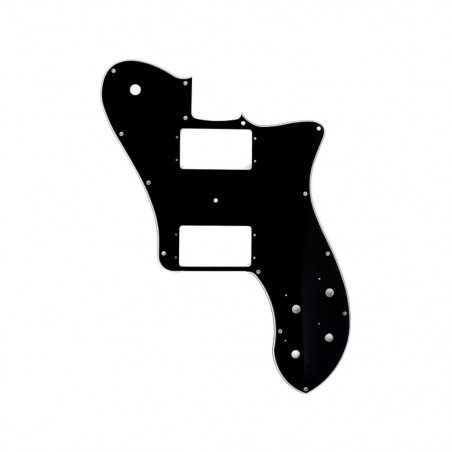Fender Tele 72 DLX Pickgurad 14 Holes 3-Ply Black
