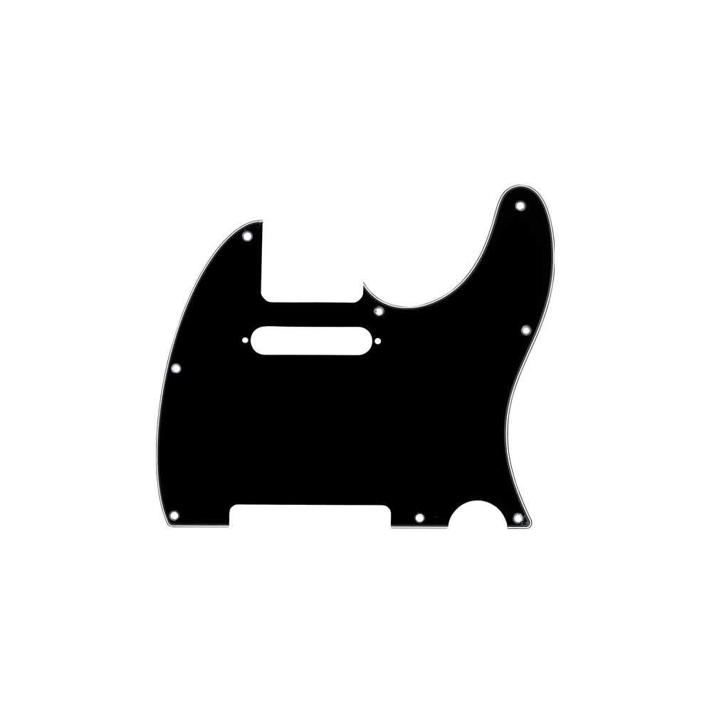 Fender Tele Pickguard 8-Hole Multi Ply Mount Black