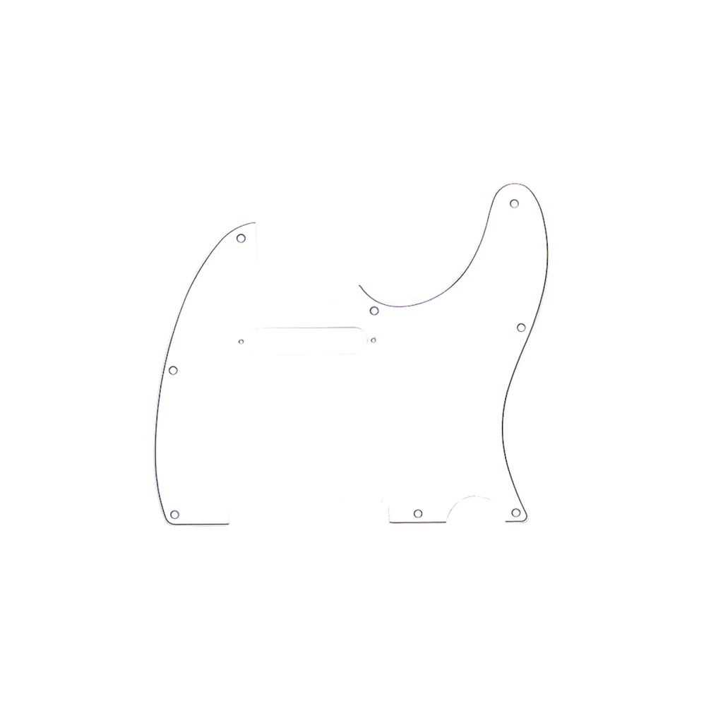 Fender Tele Pickguard 8 Holes 3-Ply White