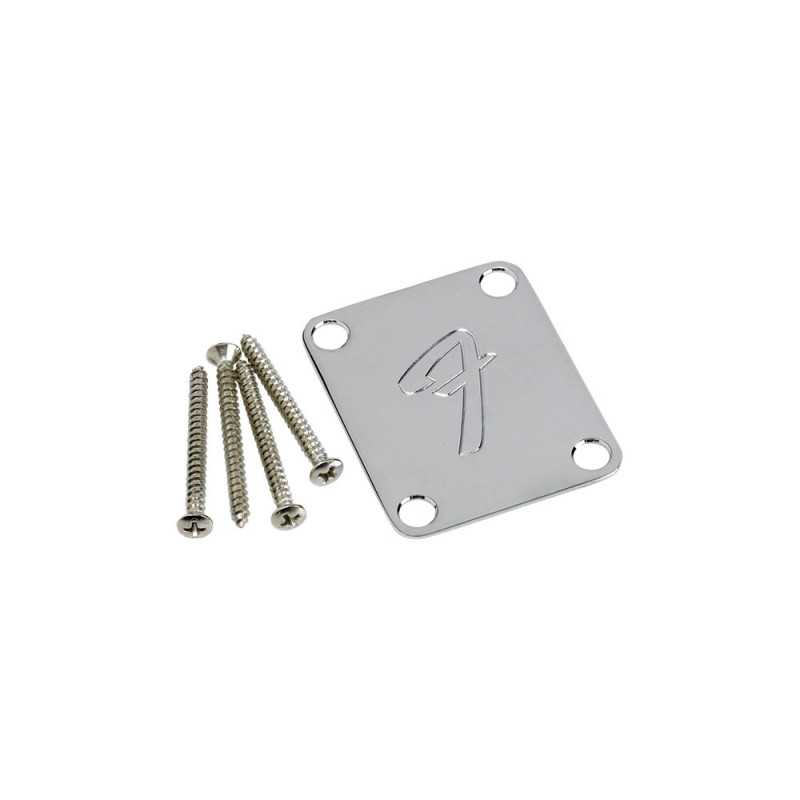 Fender 4-Bolt '70s Vintage-Style F Logo Neck Plate