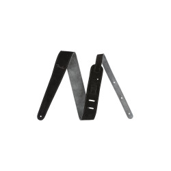Fender 2" Reversible Suede Strap Black Gray