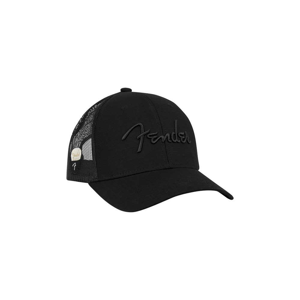 Fender Snap Back Pick Holder Hat Black